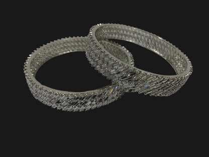 Silver Polish Cz Kadas